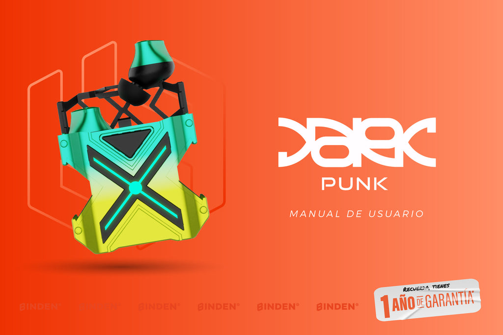 Manual de usuario: Audífonos Dark Punk