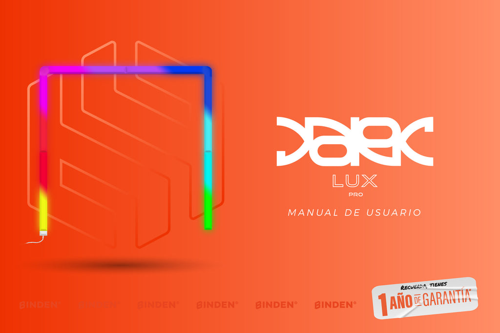 Manual de usuario: Barras de luz DARK Lux Pro