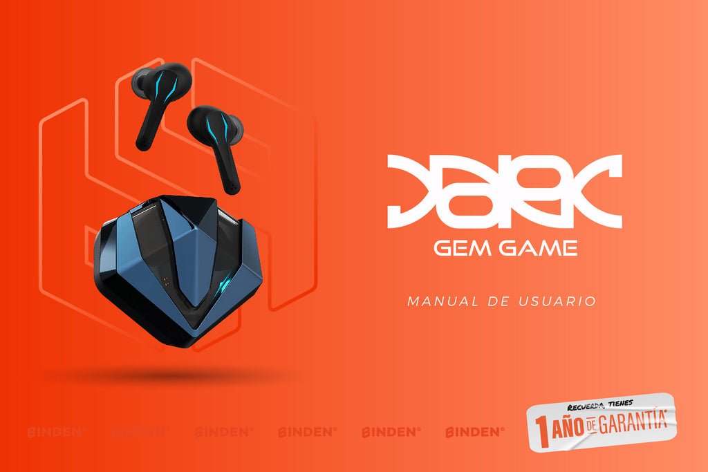 Manual de usuario: Audífonos GemGame