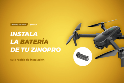 Instala fácil y rápido la batería para el ZinoPro de 5000 mAh - BINDEN