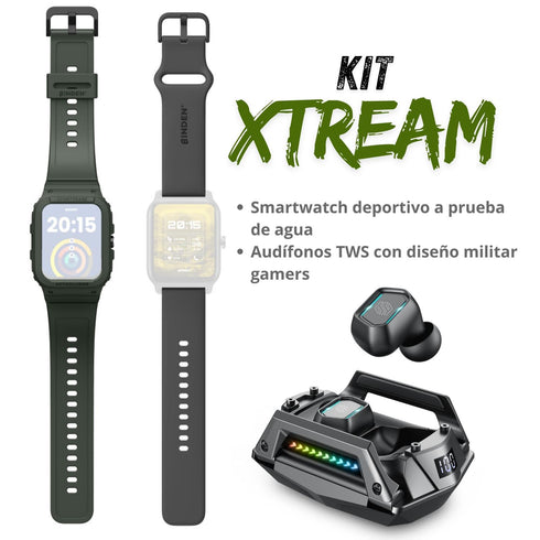 Smartwatch BINDEN XTream Reloj Inteligente Audifonos Tanker