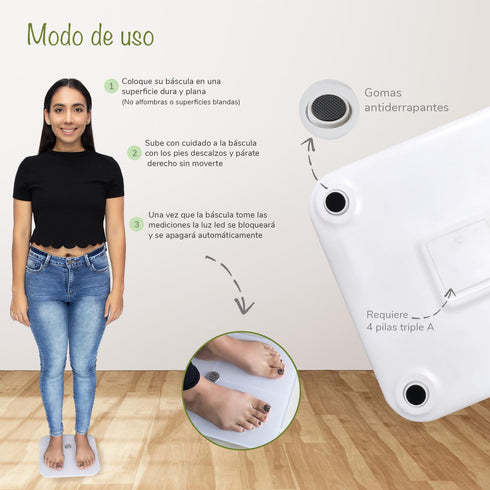 Báscula Inteligente BINDEN ERA Self 18 Mediciones App BINDEN