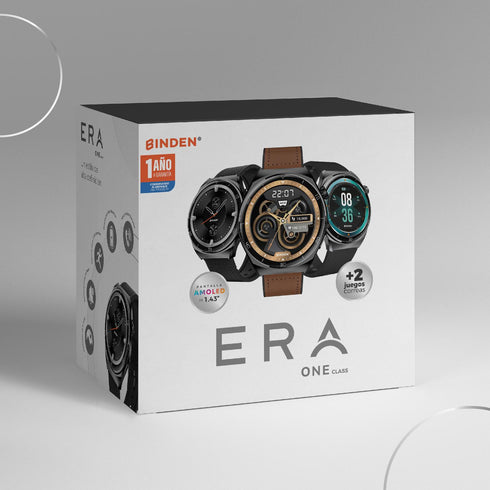 BINDEN Smartwatch ERA One Class AMOLED Llamadas Correas Extras Asistente de voz