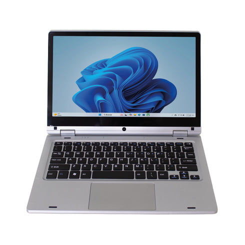 Laptop LM-7500 11.6" 2 en 1 - Pantalla 360° | Intel N4020 | 6GB RAM | 128GB | Gris