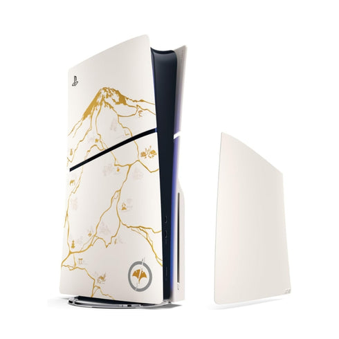 PlayStation 5 Slim Ghost of Yōtei Gold Limited Edition Bundle | Consola PS5 1TB con DualSense Edición Especial + Juego Digital Completo