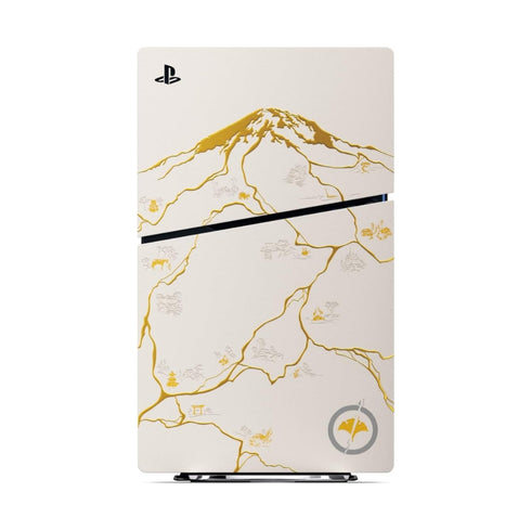 PlayStation 5 Slim Ghost of Yōtei Gold Limited Edition Bundle | Consola PS5 1TB con DualSense Edición Especial + Juego Digital Completo