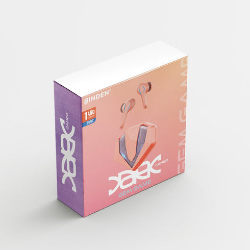 Audífonos Gamer BINDEN Dark Gemgame Estuche/Carga Micrófono