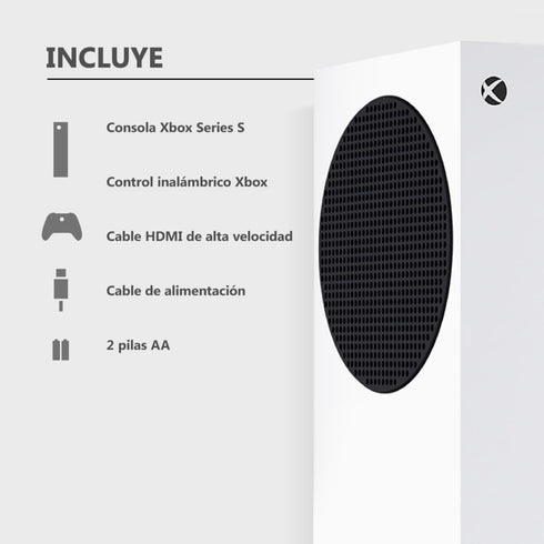 Xbox Consola Series S Digital - 512 GB - Blanco - Versión Nacional
