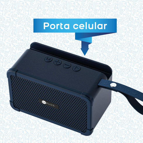 Bocina Portátil Bluetooth WePlug 8W | Compacta, Potente y Recargable