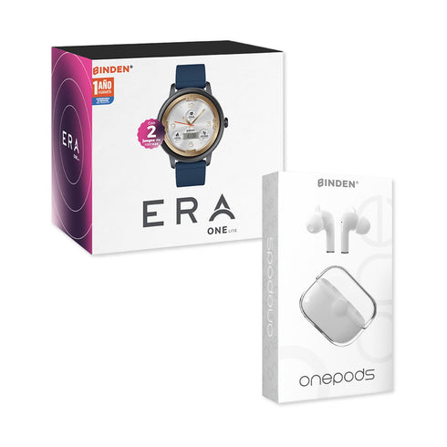 Smartwatch BINDEN ERA One Lite Azul + Audifonos One Pods