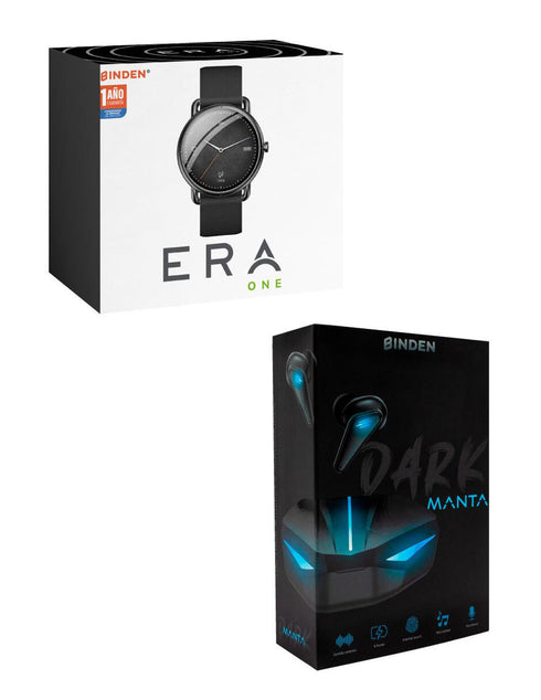 Smartwatch ERA One Silicón Ngo + DARK Manta