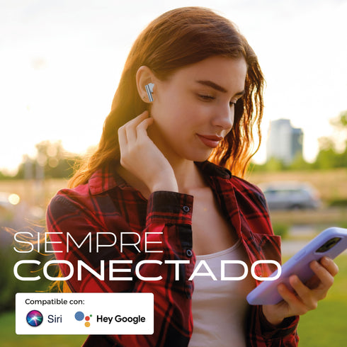 Audífonos Inalámbricos WePlug TWS In Ear 5h Batería, USB‑C