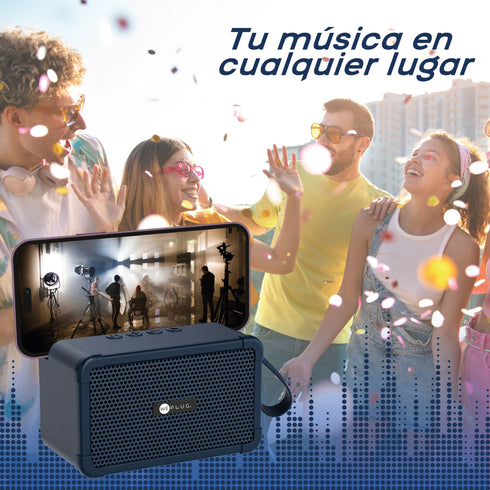 Bocina Portátil Bluetooth WePlug 8W | Compacta, Potente y Recargable