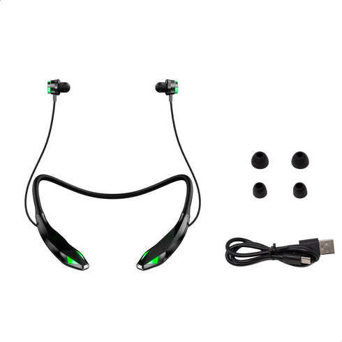 Audífonos Gamer BINDEN Dark Snake 18 Horas Batería Neckband