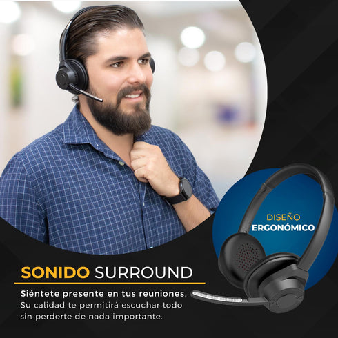 Manos libres BINDEN F400 Bluetooth Micrófono Sonido Aislante