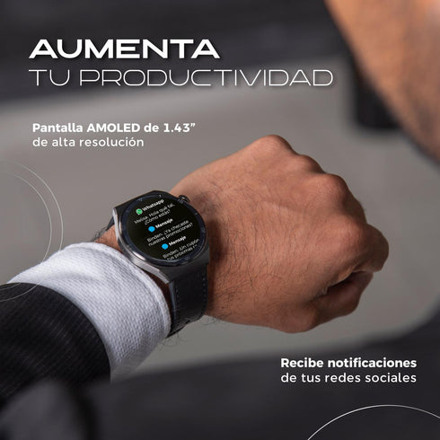 BINDEN Smartwatch ERA One Class AMOLED Llamadas Correas Extras Asistente de voz