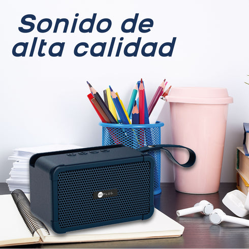 Bocina Portátil Bluetooth WePlug 8W | Compacta, Potente y Recargable