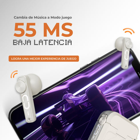 Audífonos Gamer Binden Dark Vórtex Cancelación de Ruido 55ms