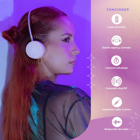 Audífonos Binden Beyound SunnySet Bluetooth Tecnología BNC