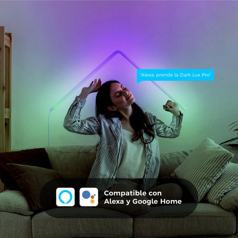 Luces Led de Pared BINDEN Dark Lux Pro 1600 Colores + 40 Escenas Smart