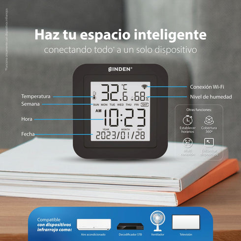 Control Inteligente Universal Binden On Control Compatible con Alexa