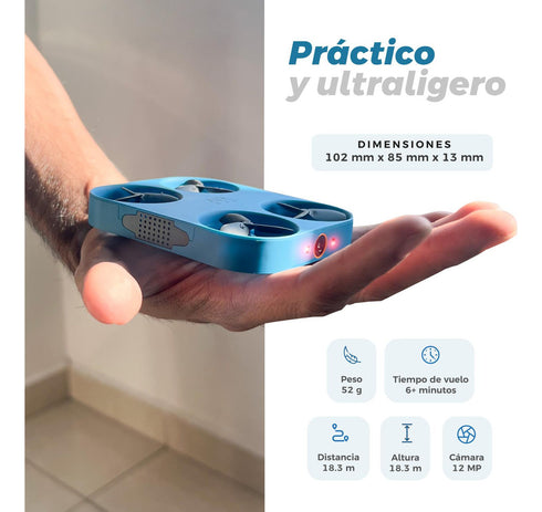 Mini Drone Portátil Airselfie Dron Con Cámara Powerbank