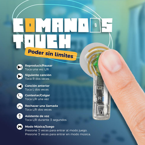 Smartwatch BINDEN ERA One Café + Audifonos DARK Booster