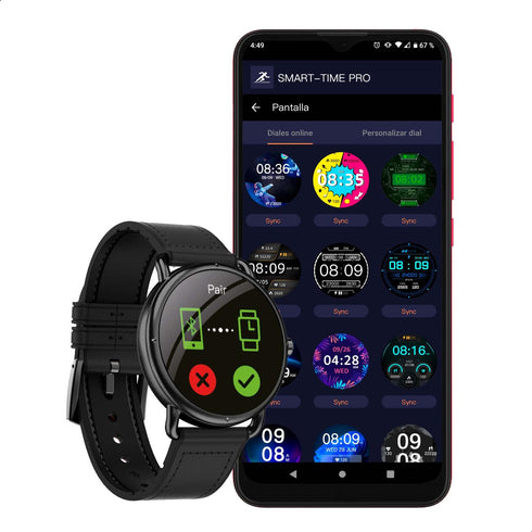 Smartwatch BINDEN ERA One Negro + Audifonos DARK Booster
