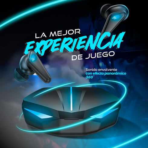 Audífonos Gamer BINDEN Dark Manta Bluetooth Smart Touch