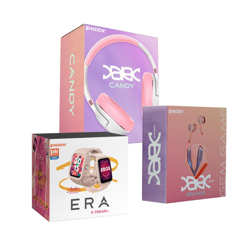 Smartwatch Binden Deportivo Era Xtream Para Mujer Realiza Llamadas con Alexa + Kit de Audífo Gamer