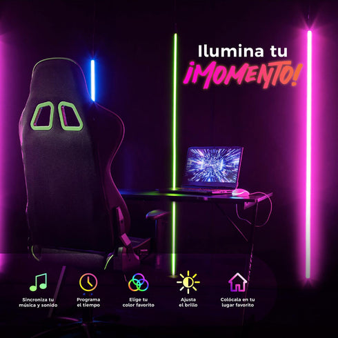 Lampara de pie BINDEN Dark Lux sincronización con música App Binden