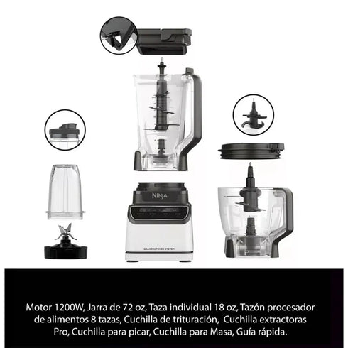 Licuadora Profesional Ninja Grand Kitchen System 1200w - KS500WM