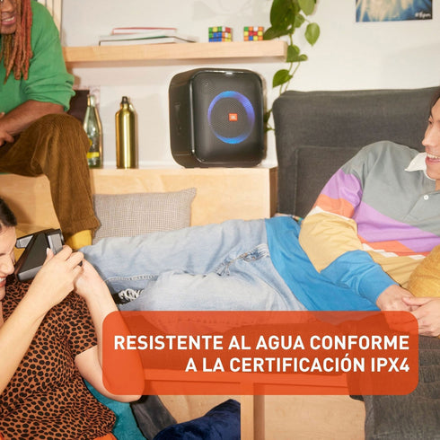 JBL PartyBox Encore Essential - Bocina Portátil Bluetooth con Luz LED - 6 Horas de Reproducción, Resistencia al agua IPX4, 100W de Potencia