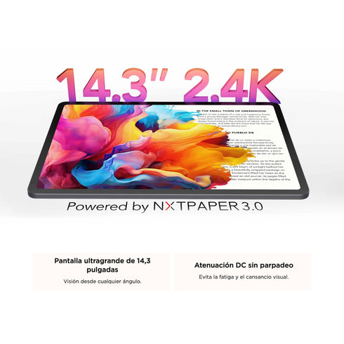 Tablet TCL Nxtpaper 14 - 14.3" Pulgadas - 2K 8GB RAM 256GB - Gris
