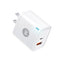 WEPLUG - Cargador de Pared Doble Entrada USB A - USB C - 25W