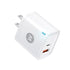 WEPLUG - Cargador de Pared Doble Entrada USB A - USB C - 25W