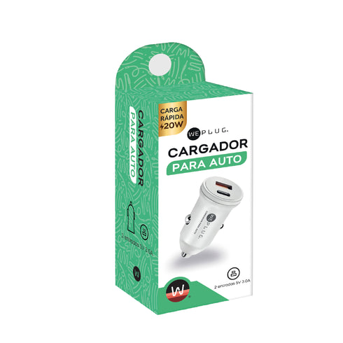 WePlug - Cargador de Carro Doble Entrada