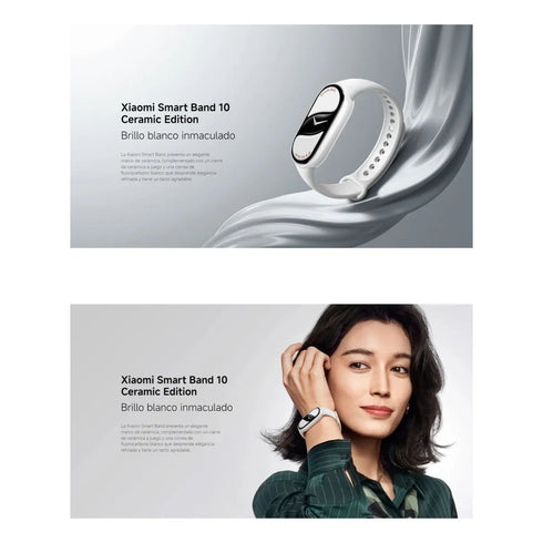Xiaomi Smart Band 10 - Reloj inteligente con pantalla AMOLED de 1,72 pulgadas - Color Negro