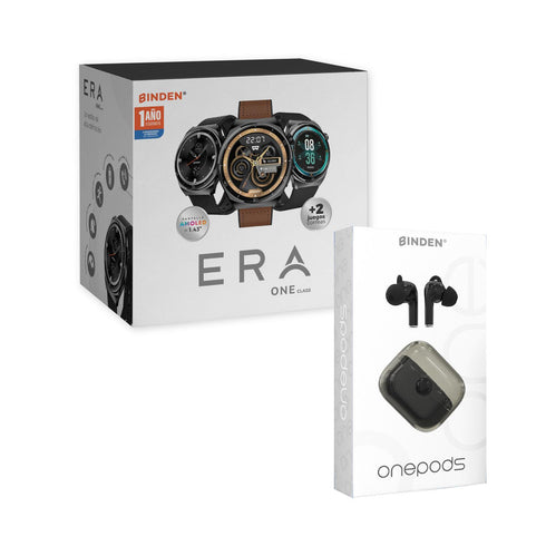 Smartwatch ERA One Class AMOLED Batería 20 días + Audifonos