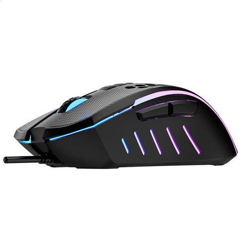 Mouse Gamer BINDEN GM015 hasta 6400 DPI Ajustable y Luz RGB