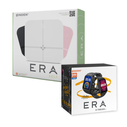 Kit Smartwatch ERA Xtream Contra Agua + Báscula Inteligente