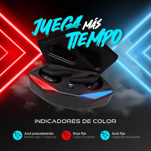 Audífonos Gamer BINDEN Dark Manta Bluetooth Smart Touch