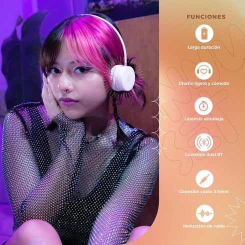 Audífonos Binden Beyound SunnySet Bluetooth Tecnología BNC