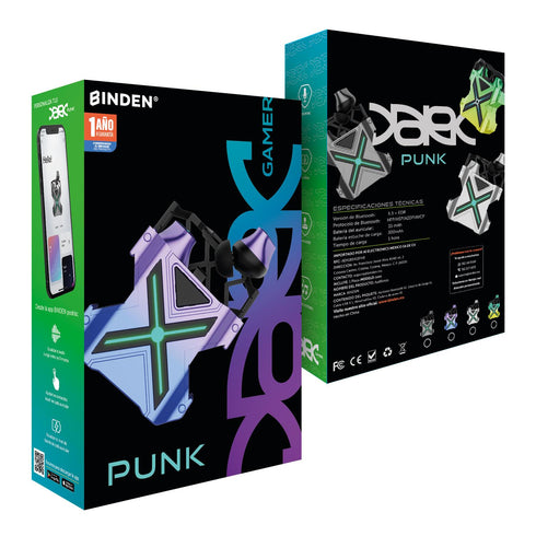 Audífonos Gamer BINDEN Dark Punk Personaliza Sonido