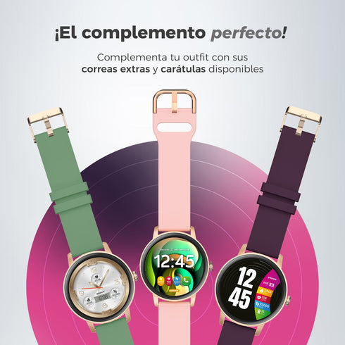 Smartwatch BINDEN ERA One Lite Rosa + Audifonos Inalambricos