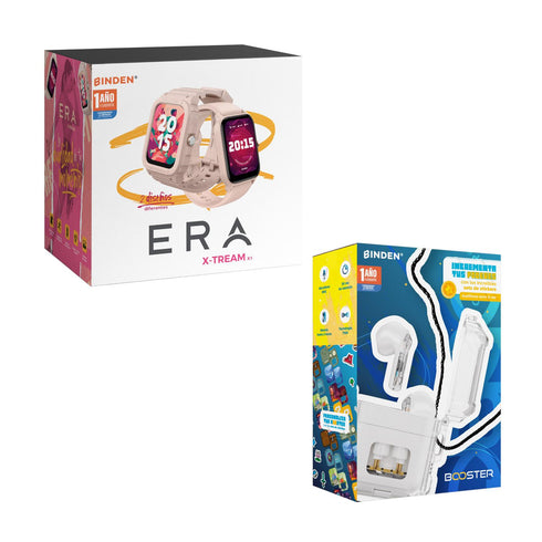 Smartwatch BINDEN XTream x1 Reloj Inteligente + Audifonos Dark