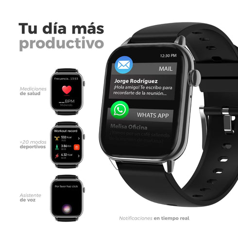 Smartwatch BINDEN ERA DAY Lite Realiza y Contesta Llamadas
