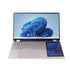 Laptop LM-156D Dual Screen 15.6"+7" Táctil, Intel N95, 16GB RAM, 512GB SSD, Win11 Pro, Stylus, Cámara abatible - Gris