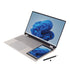 Laptop LM-156D Dual Screen 15.6"+7" Táctil, Intel N95, 16GB RAM, 512GB SSD, Win11 Pro, Stylus, Cámara abatible - Gris