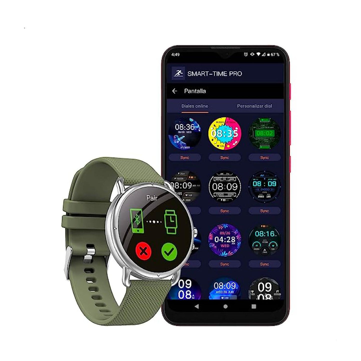 Smartwatch BINDEN ERA One Asistente de Voz Realiza Llamadas (Reacondicionado)